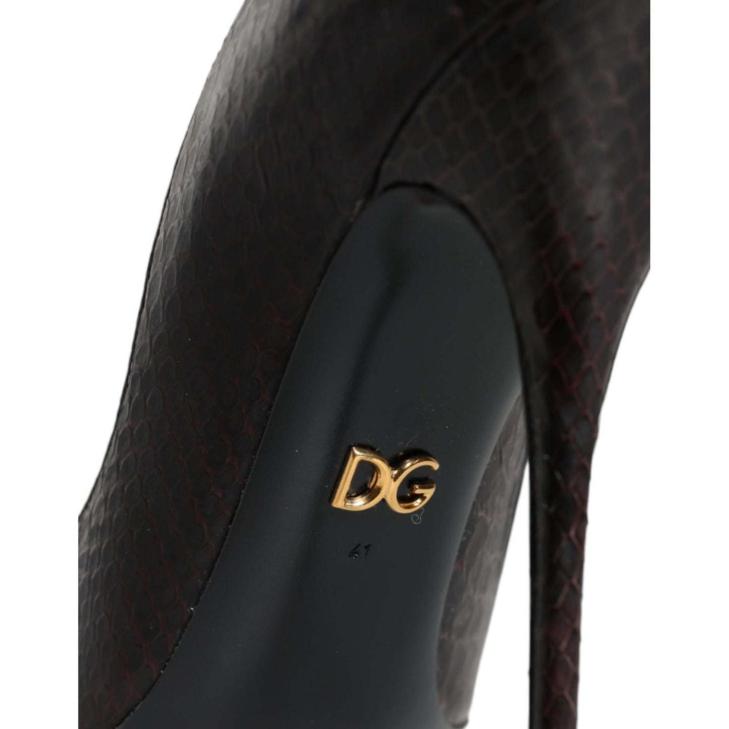 Dolce & Gabbana Multicolor Exotic Leather Heels Pumps Shoes Dolce & Gabbana