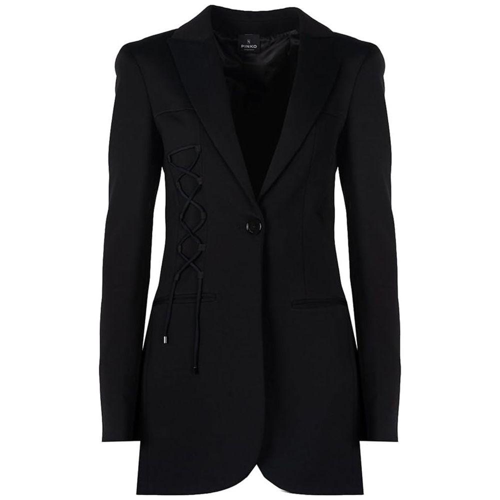 PINKO Black Viscose Suits & Blazer PINKO