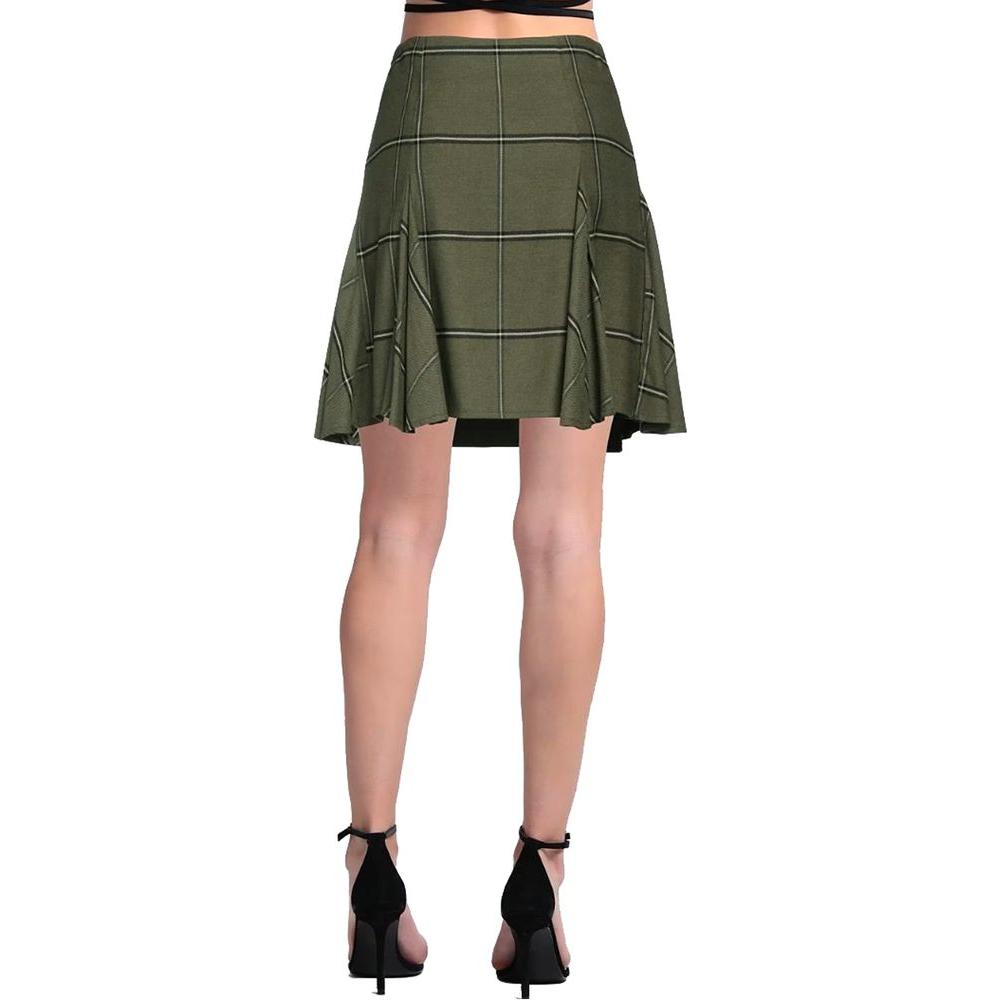 PINKO Green Viscose Skirt PINKO