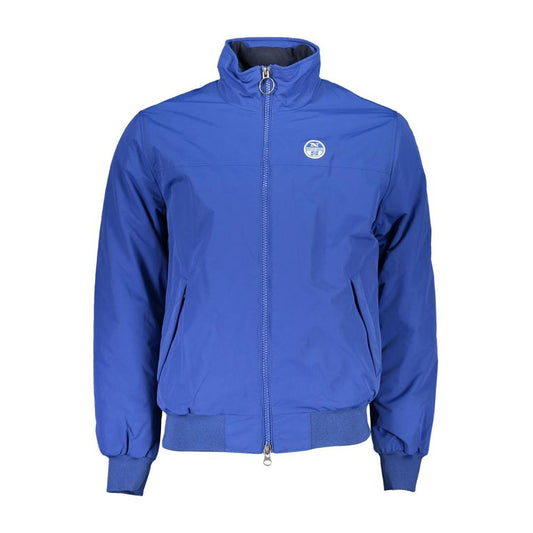 Blue Polyester Jacket