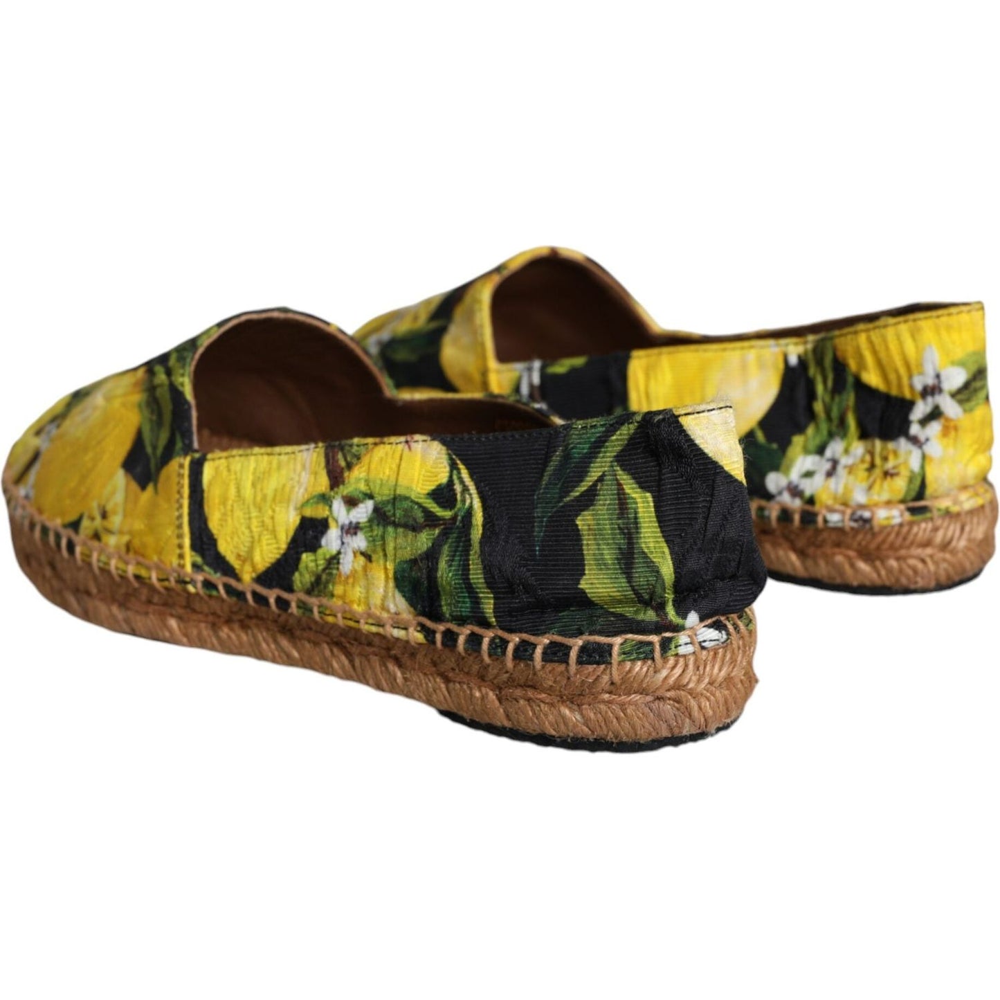 Dolce & Gabbana Multicolor Lemon Slip On Espadrilles Shoes Dolce & Gabbana