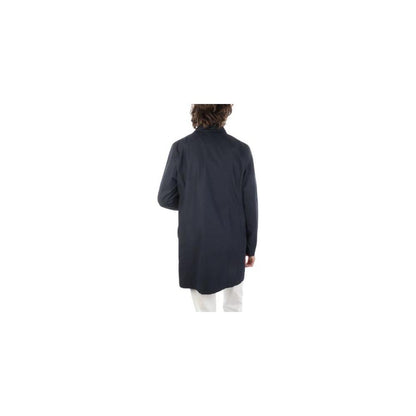 Aquascutum Blue Cotton Jacket Aquascutum