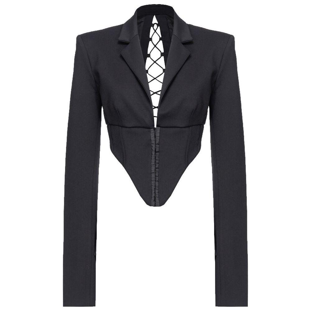 PINKO Black Viscose Suits & Blazer PINKO