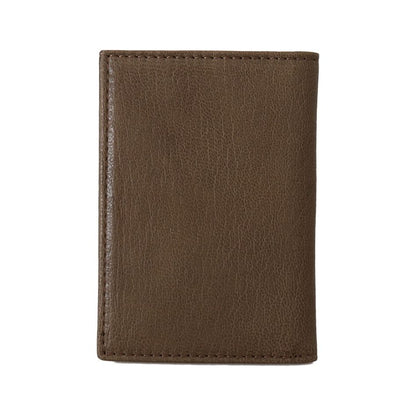 Billionaire Italian Couture Brown Leather Bifold Wallet Wallet