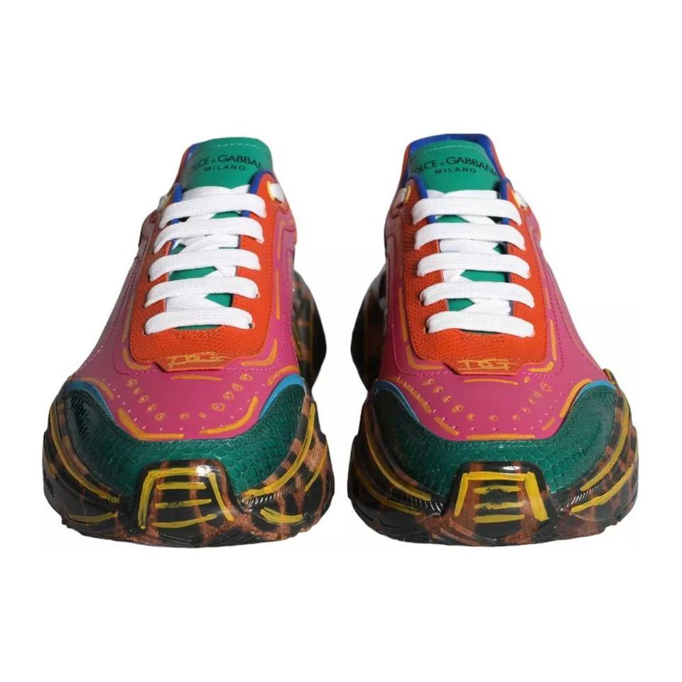 Dolce & Gabbana Multicolor Daymaster Low Top Sneakers Shoes Dolce & Gabbana