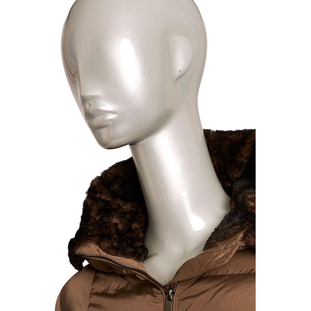 Baldinini Trend Brown Polyester Women Jacket Baldinini Trend