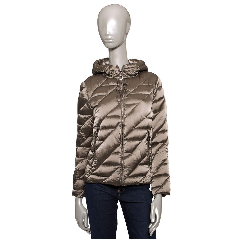 Baldinini Trend Gray Polyester Women Jacket Baldinini Trend