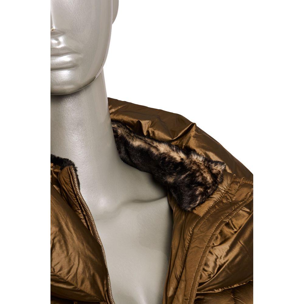 Baldinini Trend Brown Polyester Women Jacket Baldinini Trend