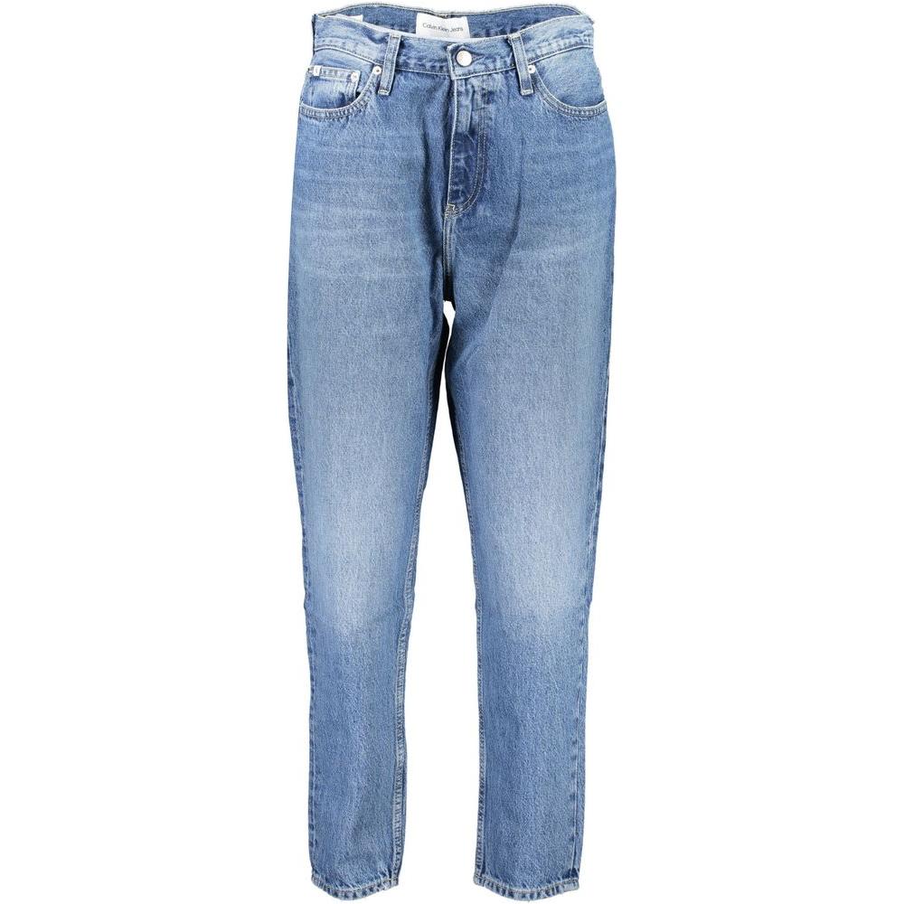 Calvin Klein Light Blue Cotton Jeans & Pant Calvin Klein