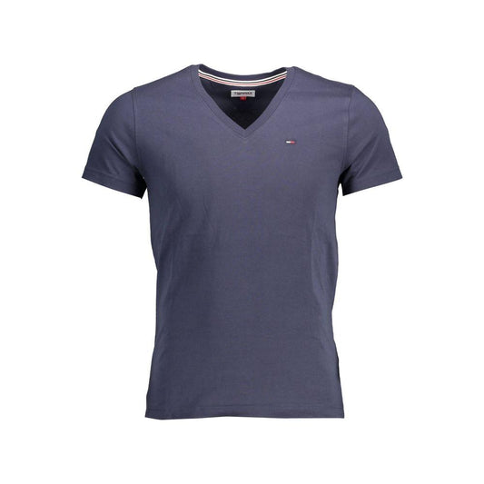 Tommy Hilfiger Blue Cotton T-Shirt Tommy Hilfiger