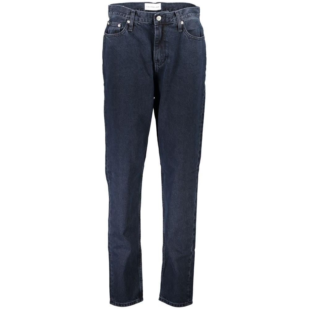 Calvin Klein Blue Cotton Jeans & Pant Calvin Klein