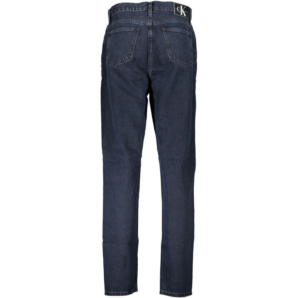 Calvin Klein Blue Cotton Jeans & Pant Calvin Klein