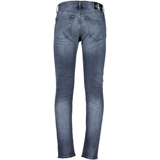 Calvin Klein Blue Cotton Jeans & Pant Calvin Klein