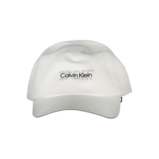 Calvin Klein White Cotton Hats & Cap Calvin Klein