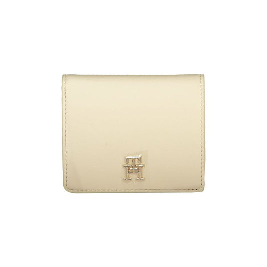 Tommy Hilfiger Beige Polyethylene Wallet Tommy Hilfiger