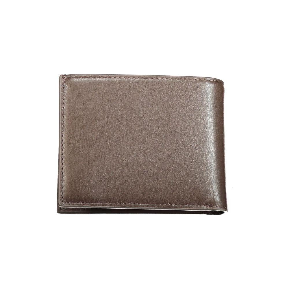 Calvin Klein Brown Leather Wallet Calvin Klein