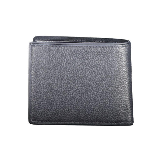 Tommy Hilfiger Blue Leather Wallet Tommy Hilfiger