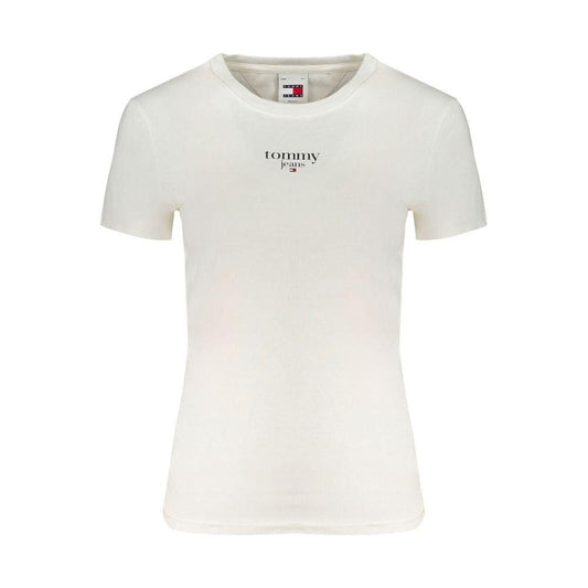 Tommy Hilfiger White Cotton Tops & T-Shirt Tommy Hilfiger