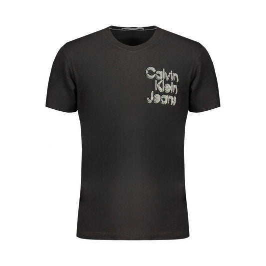 Calvin Klein Black Cotton T-Shirt Calvin Klein