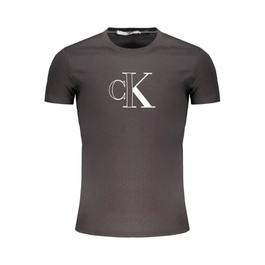 Calvin Klein Black Cotton T-Shirt Calvin Klein