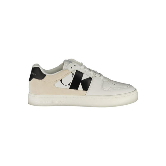 Calvin Klein White Polyester Sneaker Calvin Klein