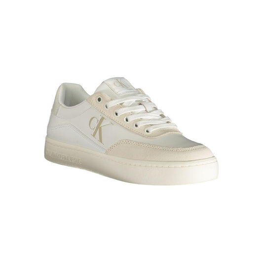 Calvin Klein White Polyester Sneaker Calvin Klein