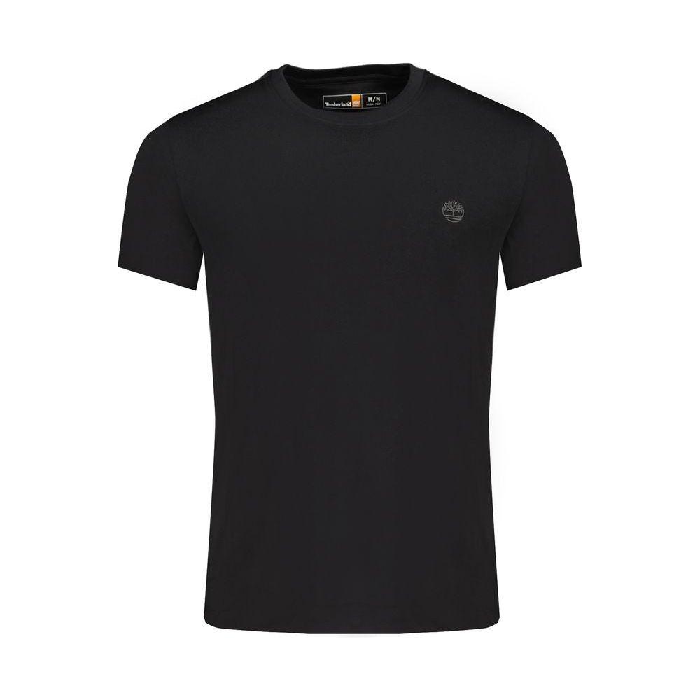 Timberland Black Cotton Men T-Shirt Timberland