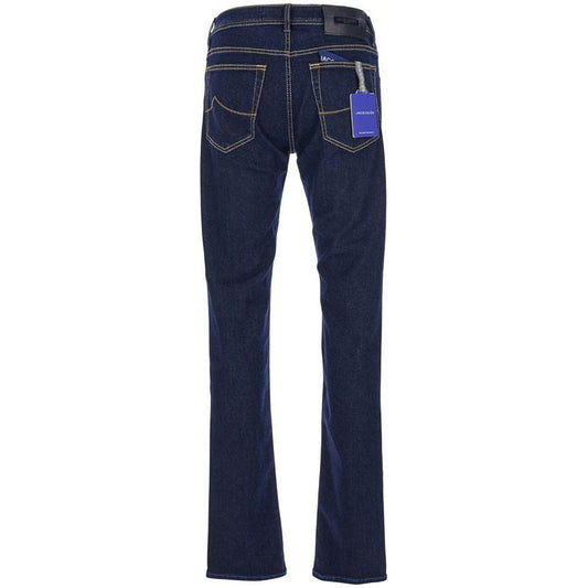 Jacob Cohen Blue Cotton Jeans & Pant Jacob Cohen