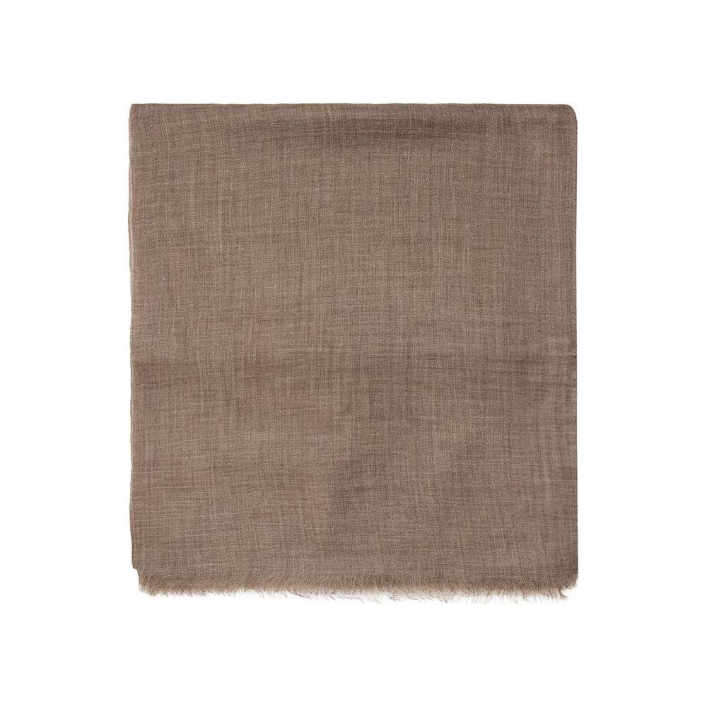 Tessitura di Novara Brown Cashmere Scarf Tessitura di Novara