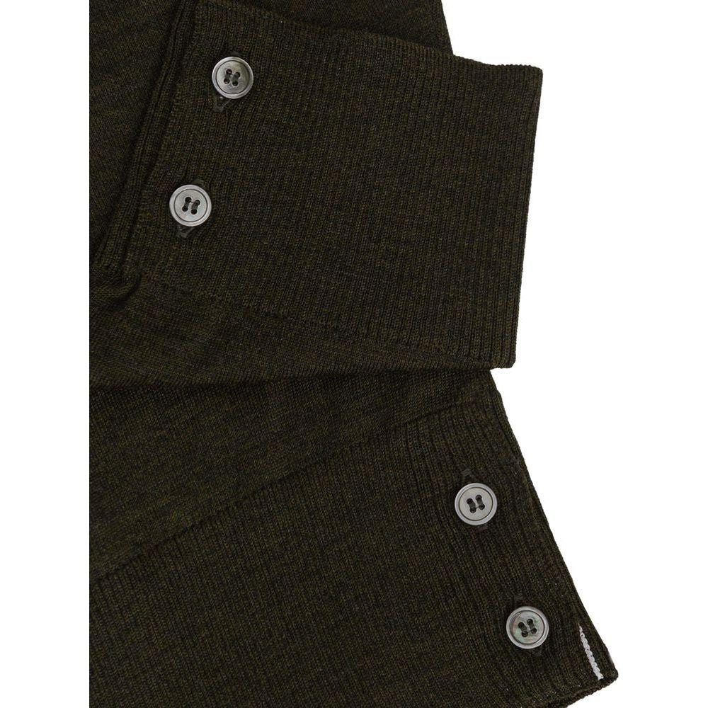 Thom Browne Green Wool Sweater Thom Browne