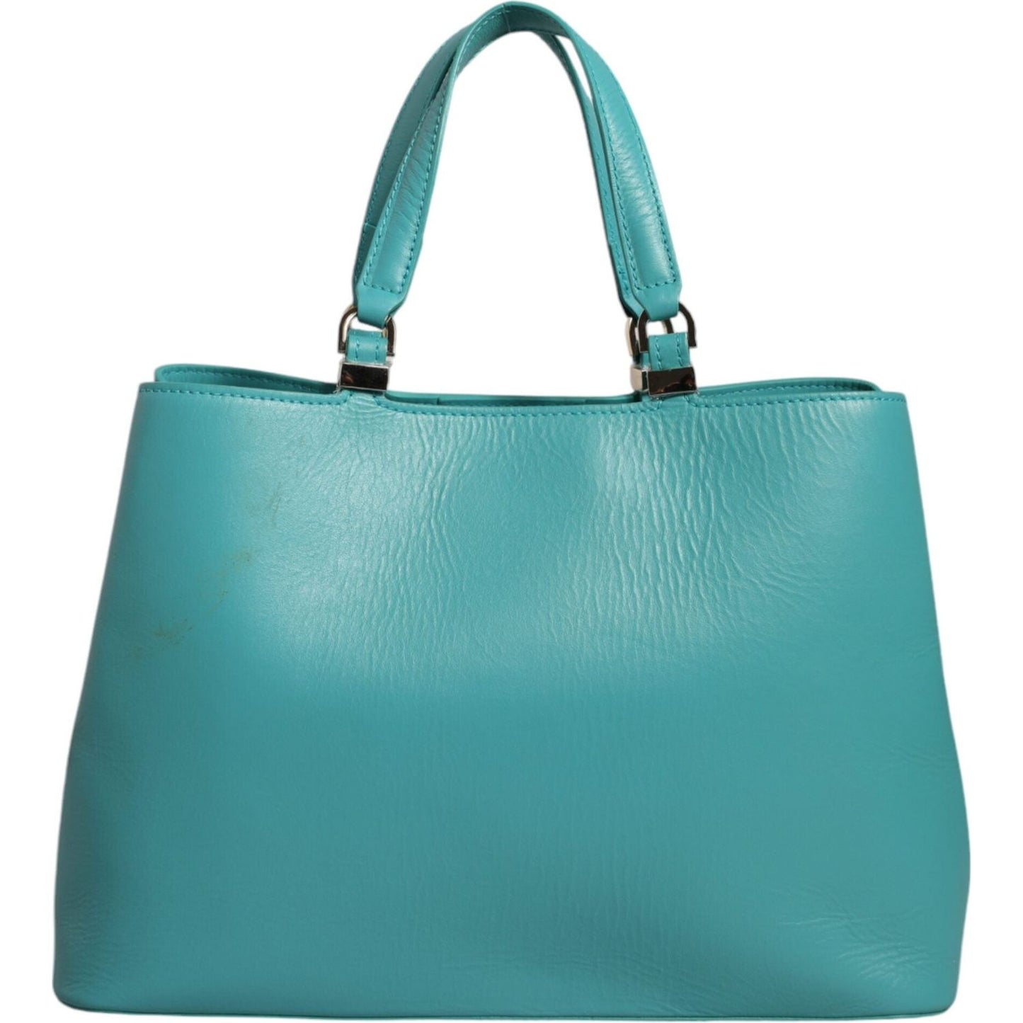 Patrizia Pepe Green Leather Women Shopping Tote Top Handle Bag Patrizia Pepe