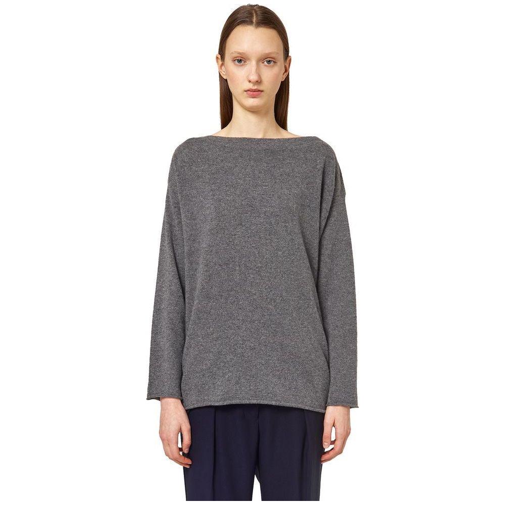 Alpha Studio Gray Cashmere Sweater Alpha Studio