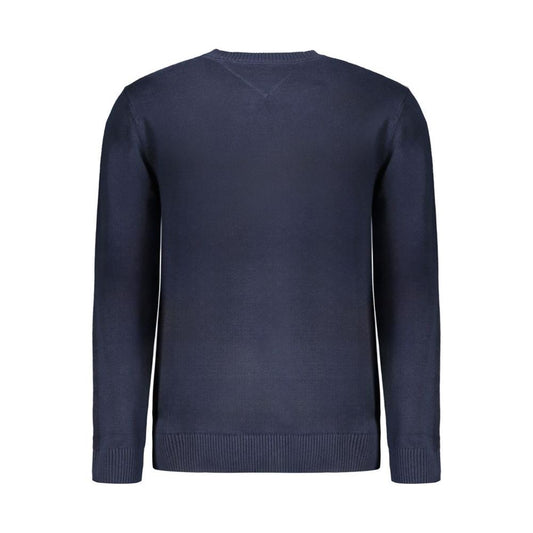 Tommy Hilfiger Blue Cotton Men Sweater Tommy Hilfiger