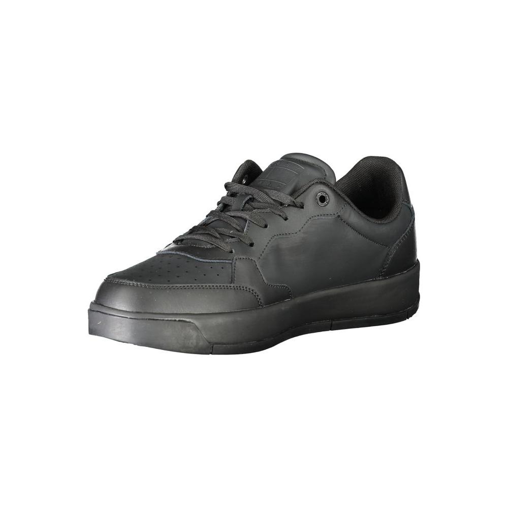 Tommy Hilfiger Black Polyethylene Men Sneaker Tommy Hilfiger