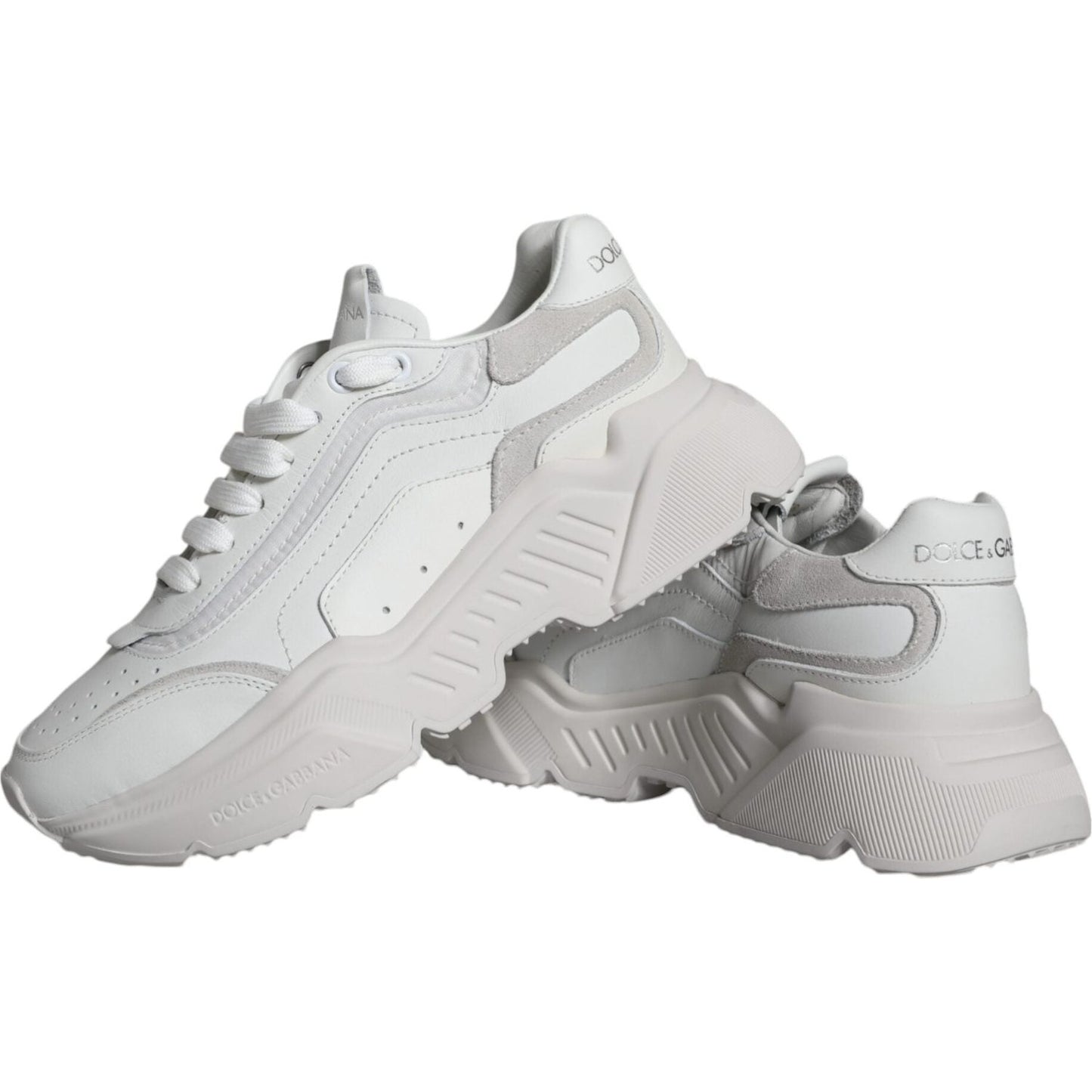 Dolce & Gabbana White Daymaster Low Top Sneakers Shoes Dolce & Gabbana