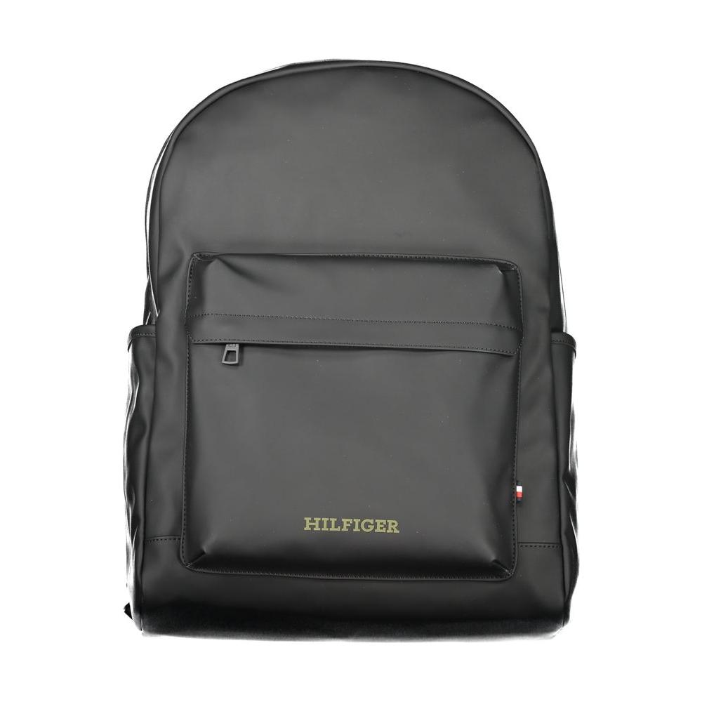 Tommy Hilfiger Black Polyester Backpack Tommy Hilfiger