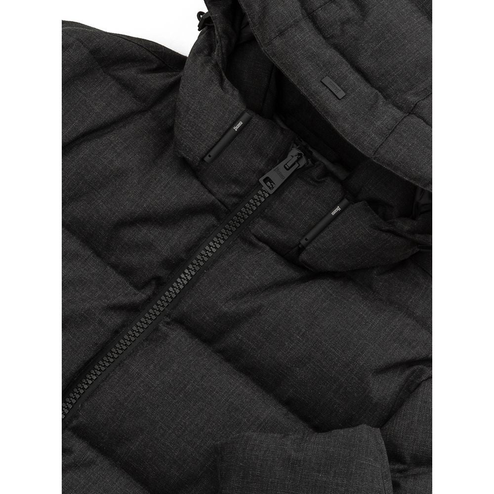 Herno Black Polyester Jacket Herno