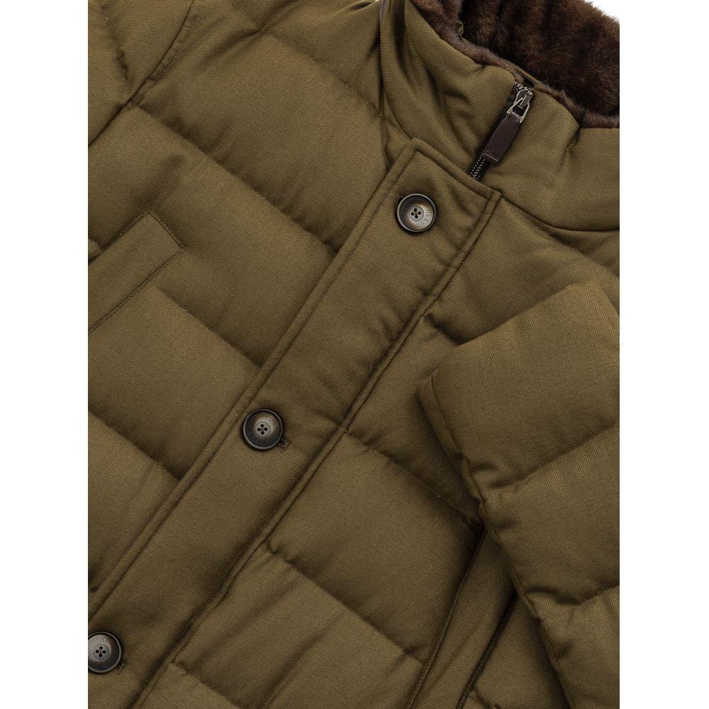 Herno Green Viscose Jacket Herno