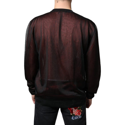 Dolce & Gabbana Brown Polyester Pullover Sweatshirt Sweater
