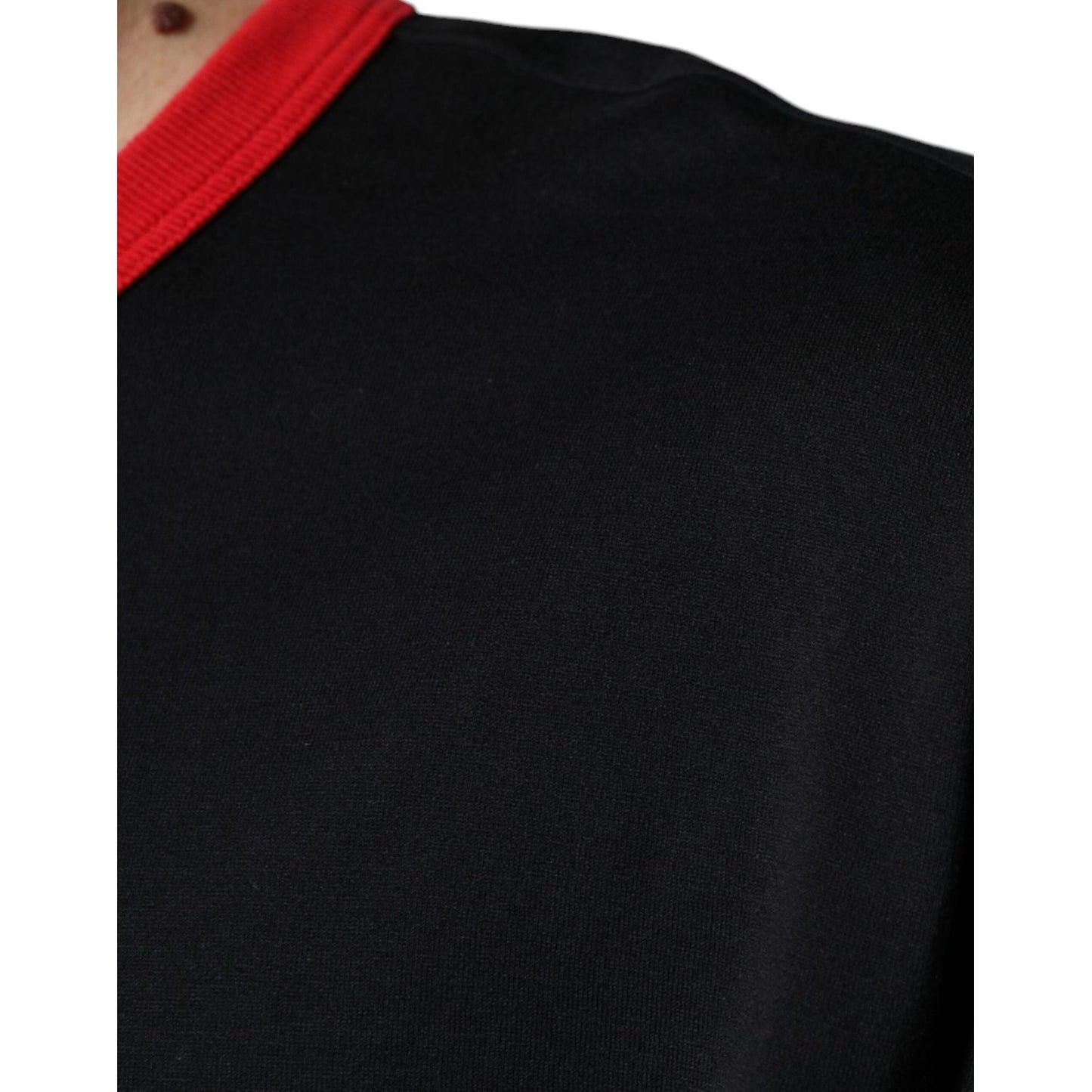 Dolce & Gabbana Black EDEN Patch Cotton Crew Neck T-shirt Dolce & Gabbana