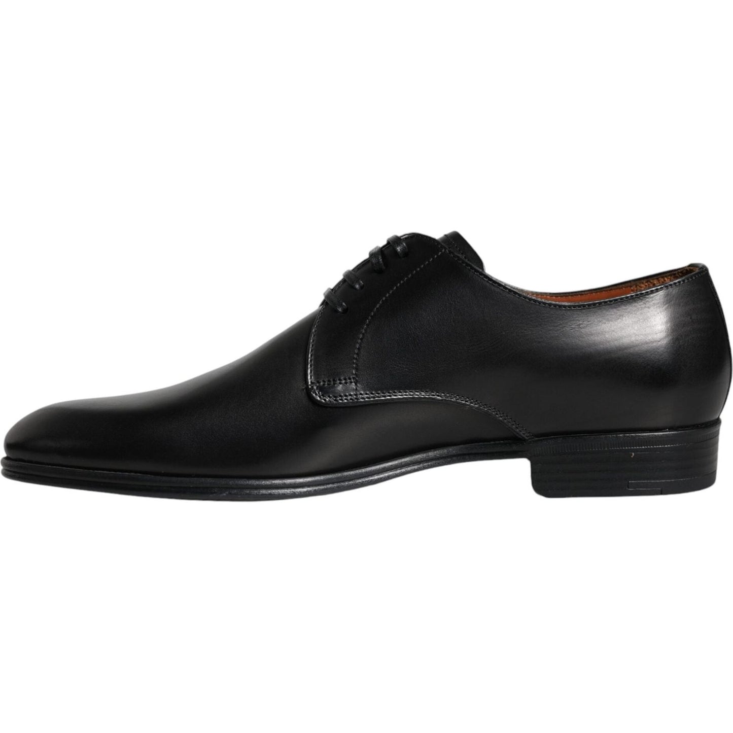 Dolce & Gabbana Black Leather Derby Formal Dress Shoes Dolce & Gabbana