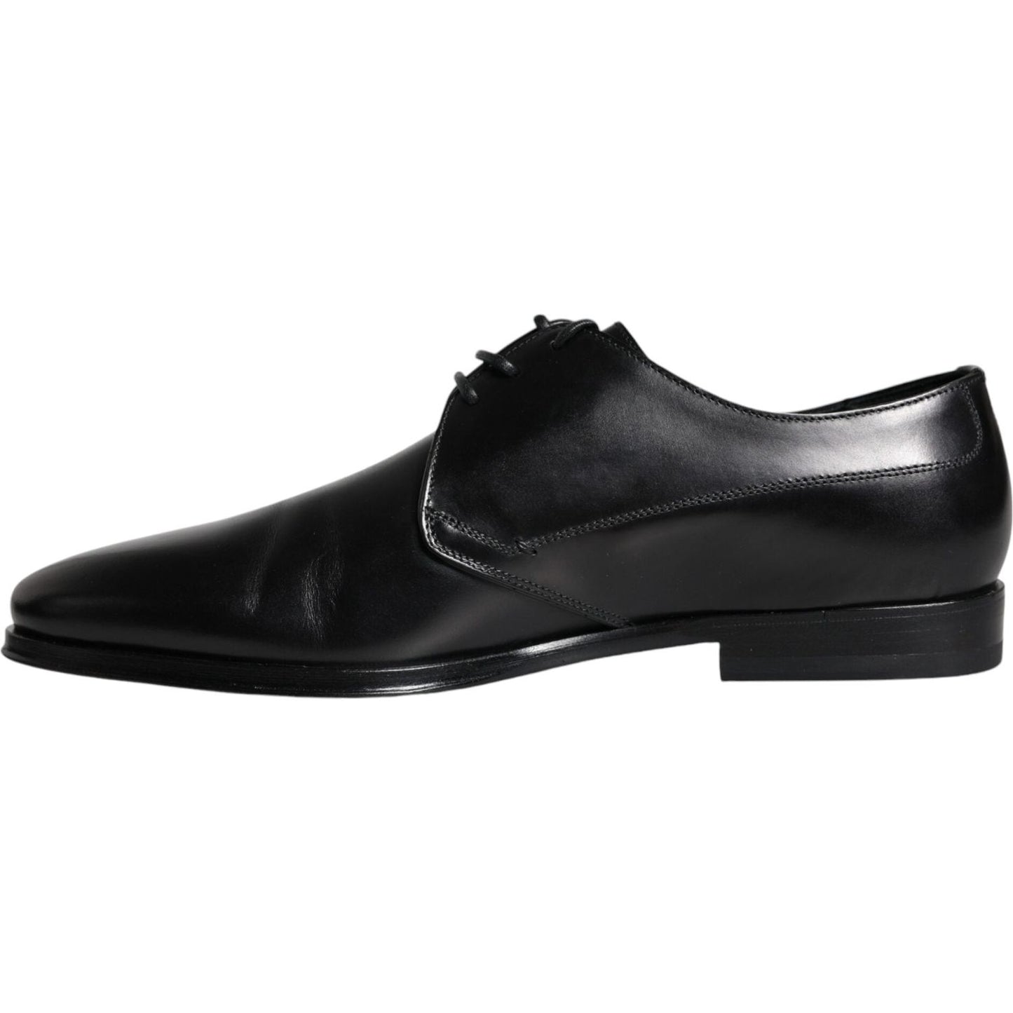 Dolce & Gabbana Black Leather Derby Formal Dress Shoes Dolce & Gabbana