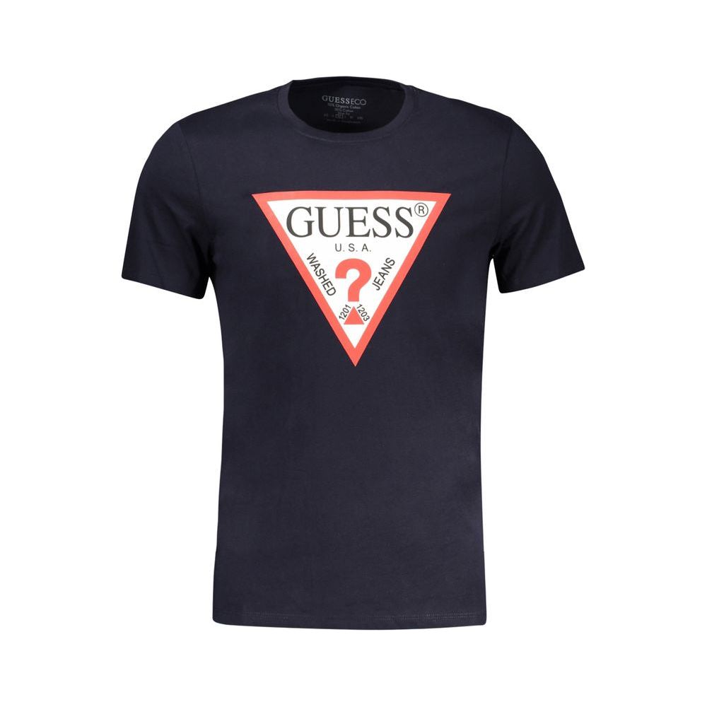 Guess Jeans Blue Cotton T-Shirt Guess Jeans