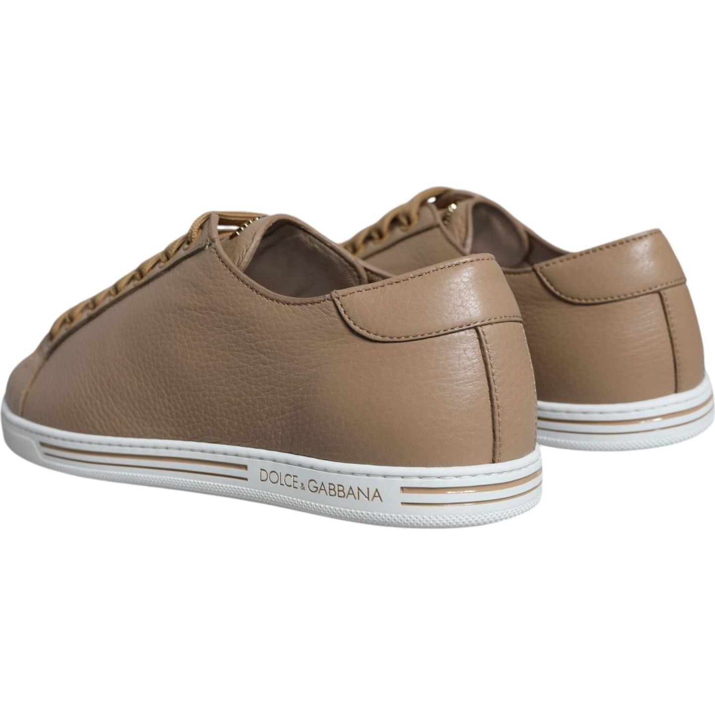 Dolce & Gabbana Brown Low Top Men Saint Tropez Sneakers Shoes Dolce & Gabbana