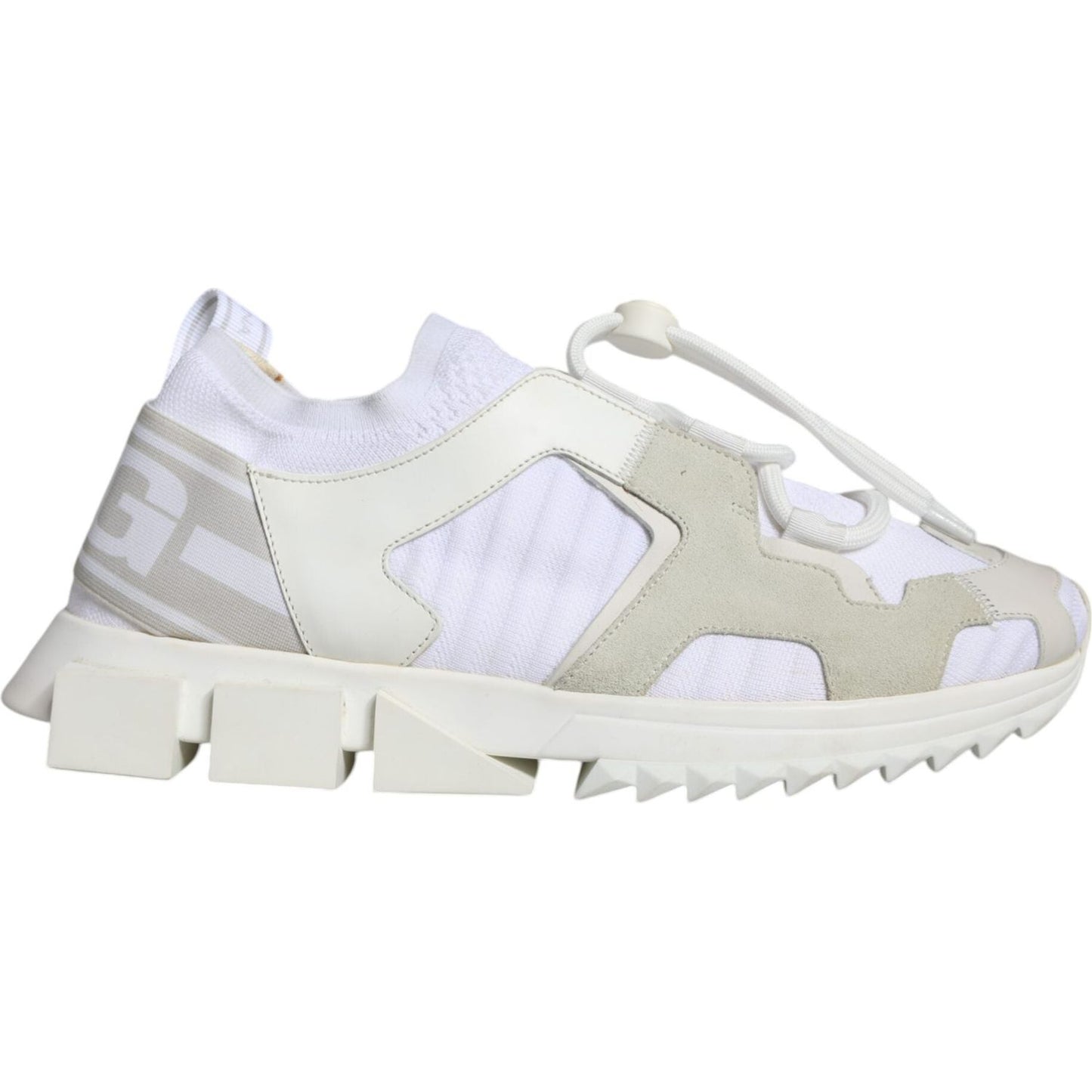 Dolce & Gabbana White Mesh Sorrento Trekking Sneakers Shoes Dolce & Gabbana