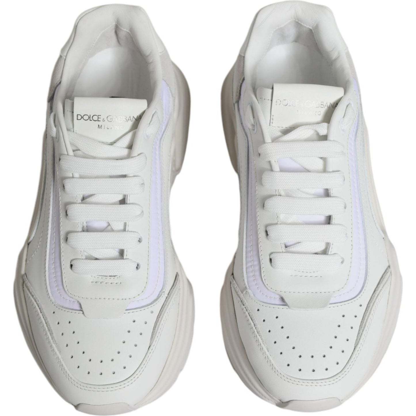 Dolce & Gabbana White Daymaster Low Top Sneakers Shoes Dolce & Gabbana