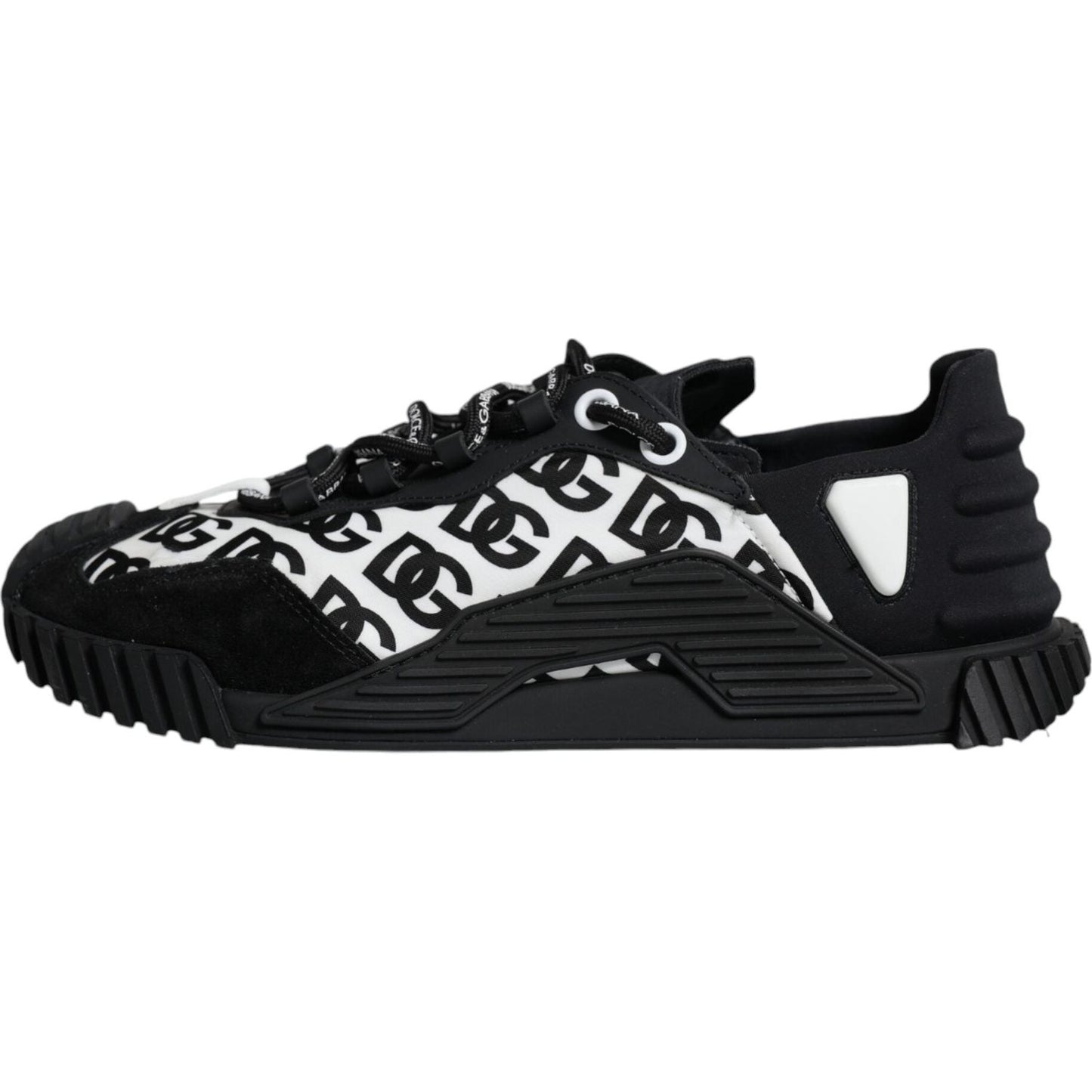 Dolce & Gabbana Black Logo Lace Up Low Top NS1 Sneakers Shoes Dolce & Gabbana