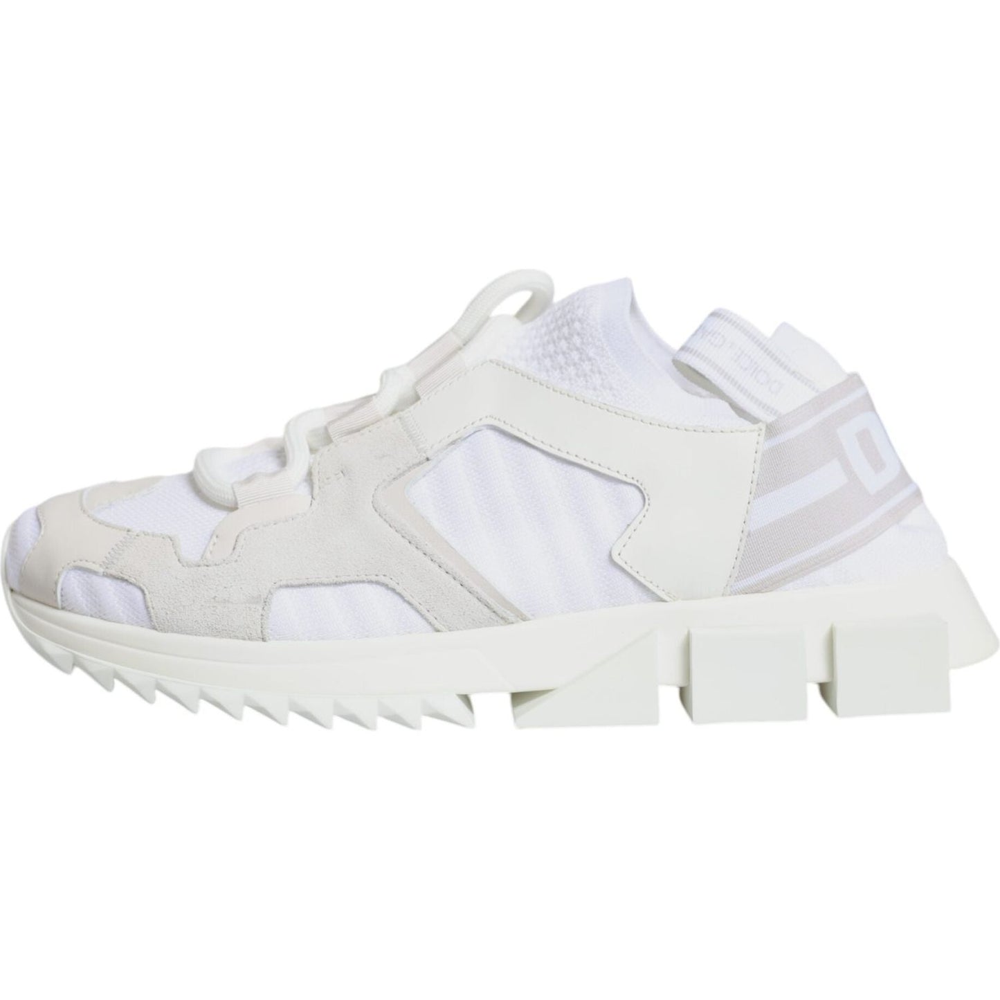 Dolce & Gabbana White Mesh Sorrento Trekking Sneakers Shoes Dolce & Gabbana