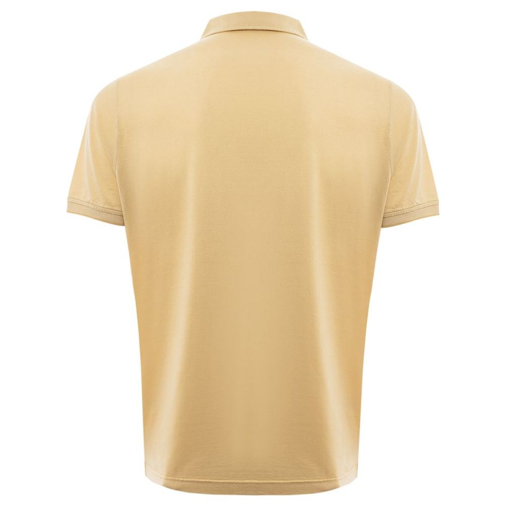 Loro Piana Yellow Silk Polo Shirt Loro Piana