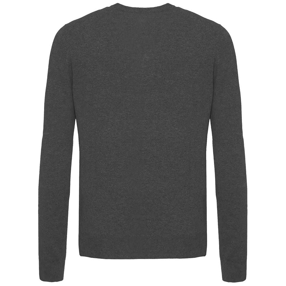 Malo Gray Wool Sweater Malo